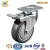 Import Factory 100mm Industrial Swivel Steel Plate TPR Caster Wheel from China