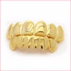 Factory custom mens hiphop gold plated teeth grillz in body jewelry TG021-G1