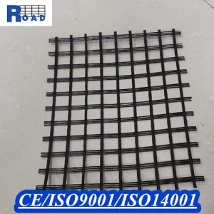 Factory direct fiberglass geogrid price applied to strengthen the soft land grid gravel driveway