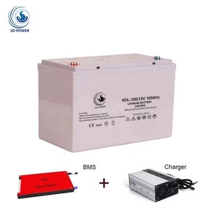 factory direct rechargeable lipo 12v 100ah lifepo4 akku for electric motorcycle