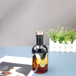Factory Direct Sale 200ml Amber Dark Brown Perfume Glass Packer Reed Diffuser Bottle
