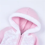 Factory direct sale 2pcs blue zipper car baby clothes with pants custom polar fleece hoody newborn infant baby clothing sets