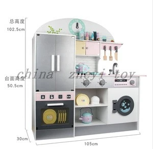Buy Factory Direct Sale Children's Toys Wooden Refrigerator Kitchen Toys  Wholesale Montessori Boy Girls Cooking Learning Toys China from Yunhe Zheyi  Toys Co., Ltd., China