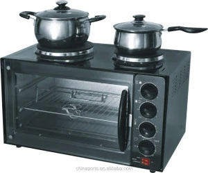 factory hot sale!! classic model poplur EU and USA electric oven with double hot plates