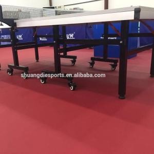 factory Indoor single foldable HDF blue paint table tennis ball table