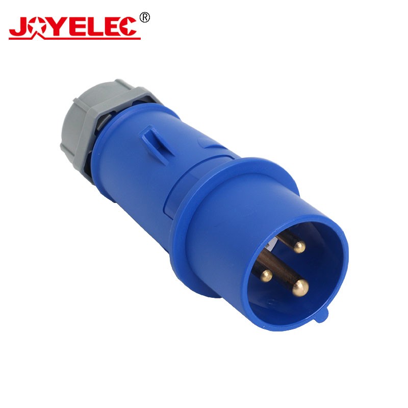 Factory IP44 Industrial Waterproof Plug and Socket QY248 16A 2P+E IP44 220V Electrical Male