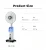 Import Factory OEM ac dc solar water cooling mist rechargeable fan from China