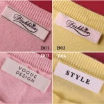 Factory  price Eco-friendly brand logo   clothing accessories   for neck label