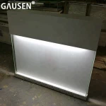 factory price modern white small reception desk for cellphone store