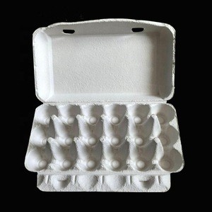 factory price wholesale 18 holes pulp egg tray cartons