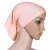 Import factory sale customs shimmer color  tube bonnet 30*24cm jersey hijab  clean plain cap solid color tube from China