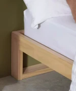 Factory sales detachable solid wood full slat bed frame