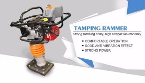 Factory Supplies 80 kg Gasoline Vibratory Impact Tamping Rammer