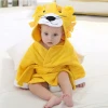Factory Supply Soft Towel Plush Animal Face Bath Baby Plush Robe