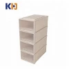 Factory Wholesale Stackable 4 Layer Plastic Storage Drawers For Kids