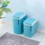Import Fashion 9L 11L high quality rectangular plastic household kitchen trash can waste bin with push lid from China
