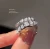 Import Fashion Jewellery S925 Sterling Silver Adjustable Cubic Zirconia Luxury Wedding Snake Rings For Women from China