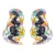 Import Fashion Mixed colors acrylic resin acetate earrings jewelry from China