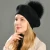 Import Fashion Solid Color Beret Cap Spring British Stylish Real Fur Pom Pom Hats Autumn Women Beret Hat from China