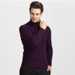 Fashion turtle neck man's knit sweater for winter