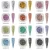 Feishi 12 colors Holographic Iridescent Mix Nails Polish Glitter Pigment