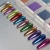 Import Feishi 12 Hot Sale Titanium colors Mirror Chrome UV Nails Solid pigment powder from China