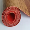 Fireproof linoleum heavy duty red felt backing vinyl flooring