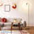 Import Floor Lamp for Living Room Bedroom Standing Industrial Light with Hanging Glass Lamp Shade/Vintage Tall Pole Downlight from China