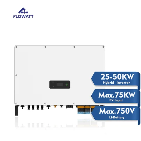 Flowatt Project Buy Flowatt 25kw 30kw 40kw Hybrid Grid Tie Solar System 110v/120vac ...