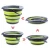 Import Foldable Dish Tub Portable Fishing Water Pail Collapsible Plastic Bucket from China