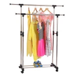 Foldable Home Furniture Laundry Clothes Drying Rack Home Household Cloth Shoes Hanger