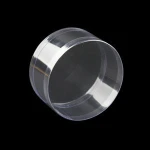 Food Grade Clear Hard Plastic Tube Small Round PVC Packaging Box