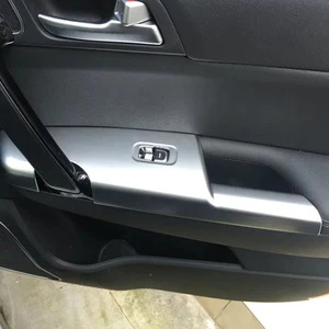 For 2016 KX5 Sportage Car Interior Accessories Chrome Armrest Panel Cover