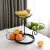 Import Fruit Basket Creative Geometry Countertop Iron Gold Plated Black Vegetable Mesh Metal Tray Kitchen Storage Wire Fruit Basket from Pakistan