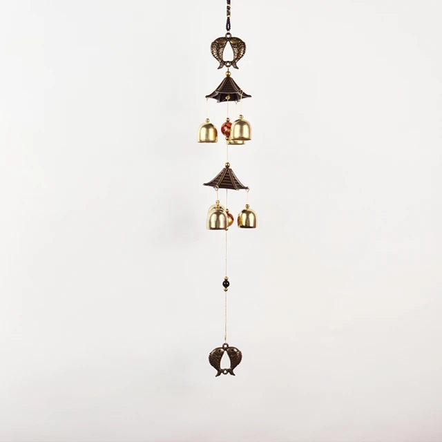 FS102  Metal wholesale best-selling home door hanging decoration wind bells alloy memorial wind chimes