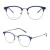 Import FS3766 Japanese  Brands  Eyewear Acetate Metal Optical Frame Titanium Rimless Glasses from China