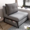 Furniture Factory Provided Living Room Sofas Bed European Style Functional Fabric Folding Single Sofa Bed