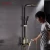 Import Fyeer Luxury Black Painted Multifunction Sliding Shower Column Set with Bidet Sprayer from China