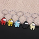 Game Among Anime Keychain Charm Metal Colorful Key Chains Car Keychain Accessories