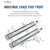 Import Gefieca 53mm Ball Bearing Sliding Box Drawer Slide Lock Slide Rails from China