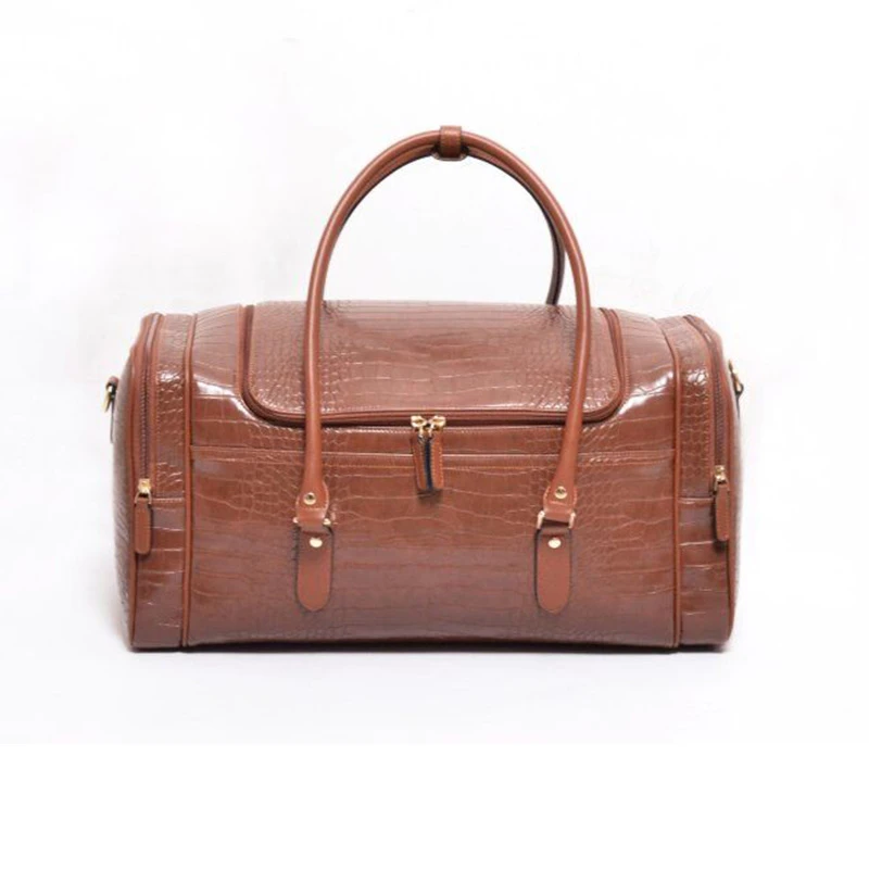 Genuine leather travel bag,Oversized  Duffel bag