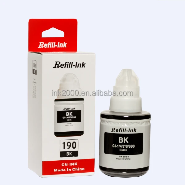 GI-890 refill ink for canon Pixma G series G1000/G2000/G3000/G1800/G2800/G3800