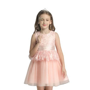 Girl christmas party dress and children girls casual dress clothing