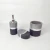 Import Glossy Glaze Marble Ceramic Luxury Bathroom Accessories Set from China