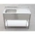 Import Good Quality Commercial Kitchen Single Bowl Sink with Drainer Stainless Steel Sink from China