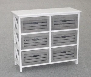 Good quality low moq retro wooden cabinet with 4 drawer