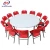 Import Good Quality Outdoor Catering Plastic Round 6ft Banquet Folding Table from China