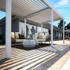 Good quality outdoor wood louvered roofing pergola kits