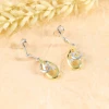 Grace Jewelry New Arrival Water Drop Drip 2 Tone Rhodium and Gold Plated CZ Cubic Zirconia Custom Women Jewelry Set