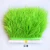 Import green bulk Dyed Ostrich feather ribbons trimming fringe for dress hats shoes boas brooches earrings laces decoration from China